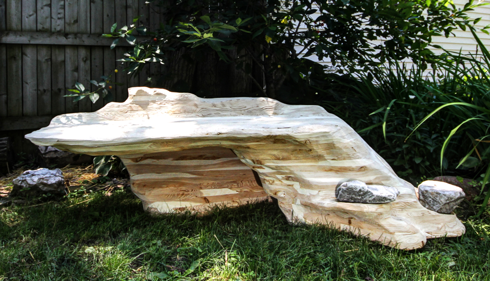 Driftwood Bench