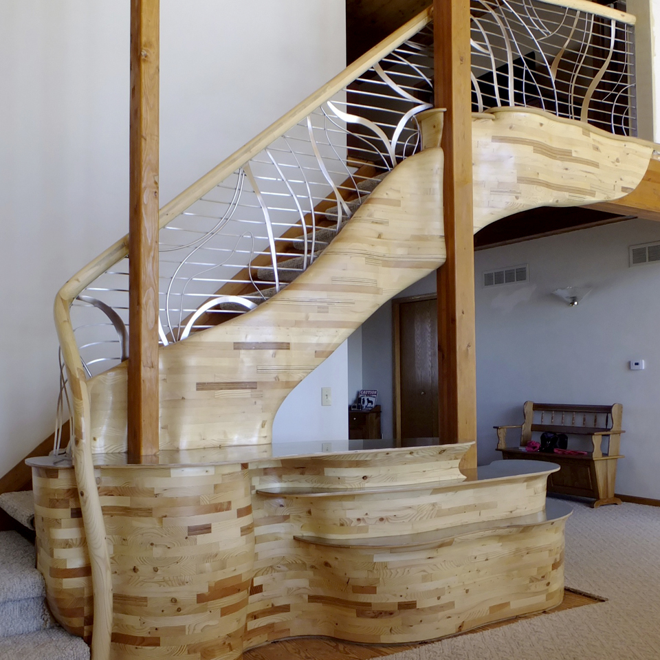 Kubly Peterson Stairway by Aaron Laux Design