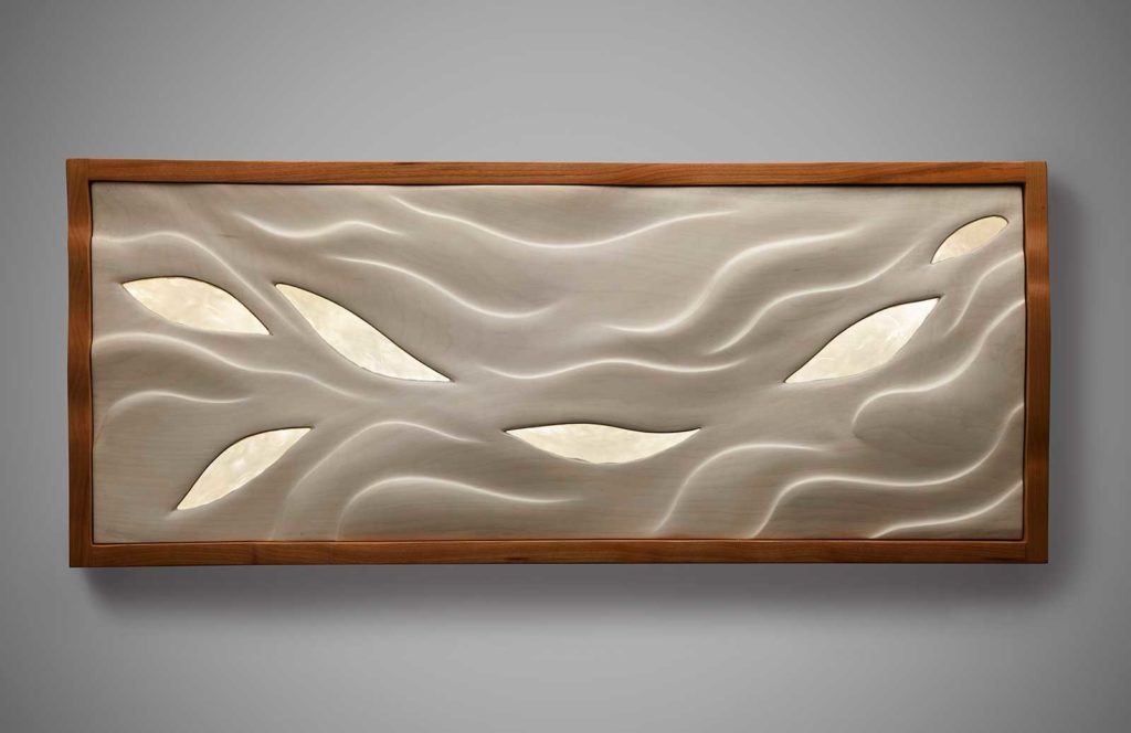 Driftless wall sculpture