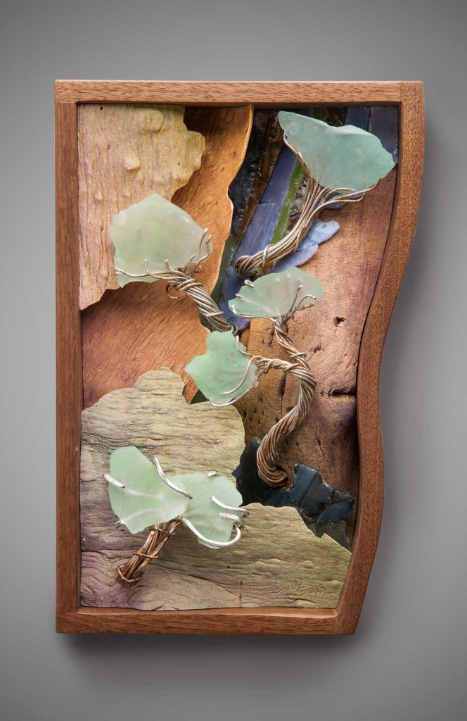 Imagination Scape wall relief sculpture