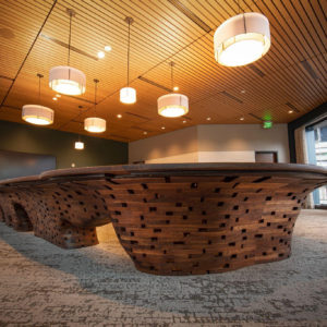 Conference Table by Aaron Laux view from below