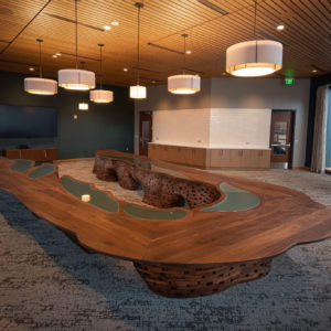 Conference Table by Aaron Laux view from above