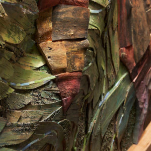 The Witness -detail of wall relief sculpture