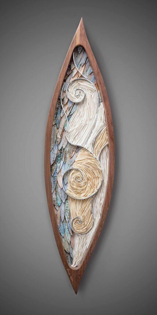 Nautilus - wall relief sculpture